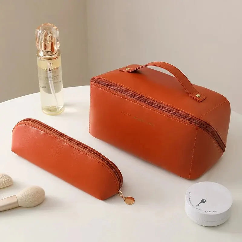 1/2Pcs Cosmetics Storage Kit Large Capacity Travel Toiletry Bag Makeup Bag Ins Advanced Sense Portable Cosmetic Storage Bag